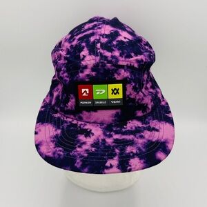 Vintage Völkl Marker Dalbello Ski Hat – Tie Dye Purple Gorpcore Outdoor Cap